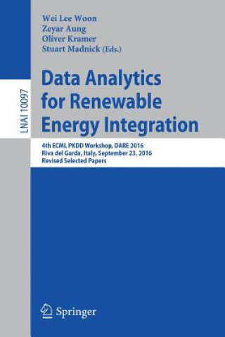 Kniha Data Analytics for Renewable Energy Integration Wei Lee Woon