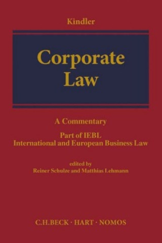 Könyv European Corporate Law Peter Kindler