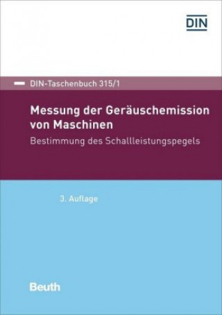 Book Messung der Geräuschemission von Maschinen DIN e.V.