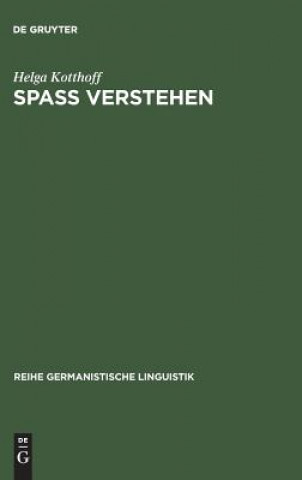 Книга Spass Verstehen Helga Kotthoff