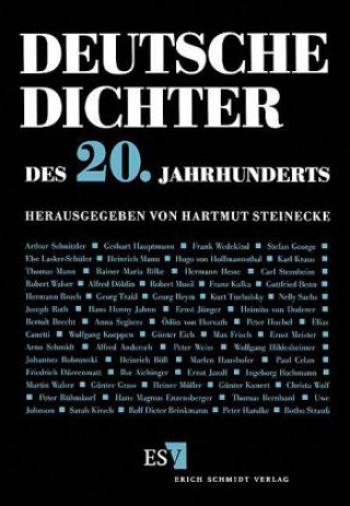 Carte Deutsche Dichter des 20. Jahrhunderts Hartmut Steinecke
