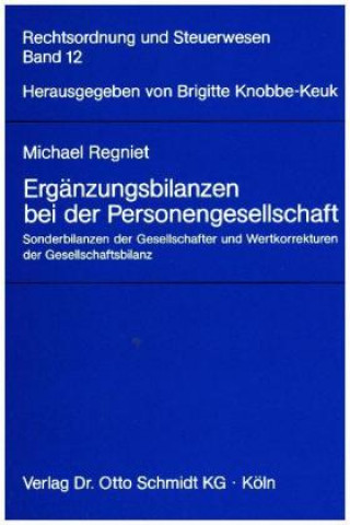 Książka Ergänzungsbilanzen bei der Personengesellschaft Michael Regniet