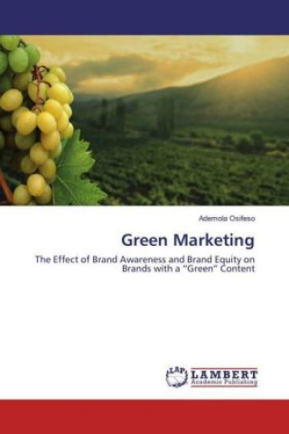 Kniha Green Marketing Ademola Osifeso