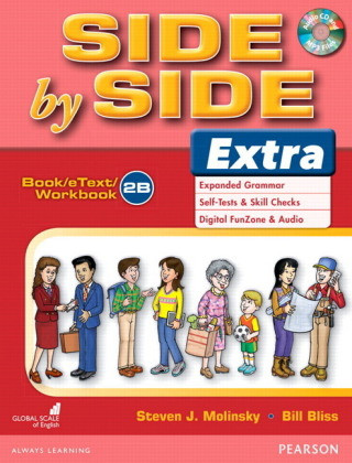 Könyv Side by Side Extra 2 Book/eText/Workbook B with CD Steven J. Molinsky