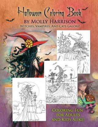 Kniha Halloween Coloring Book Molly Harrison