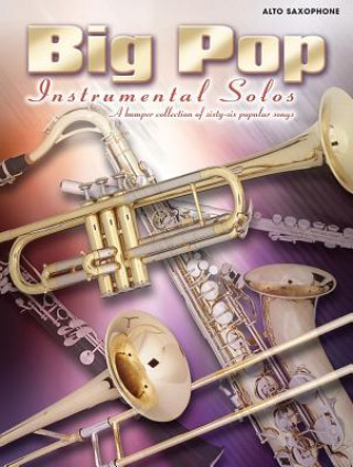 Carte Big Pop Instrumental Solos for Alto Saxophone Alfred Publishing