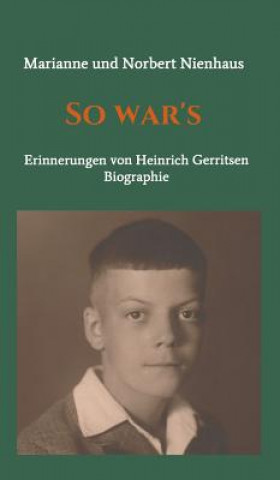 Libro So war's Marianne Und Norbert Nienhaus