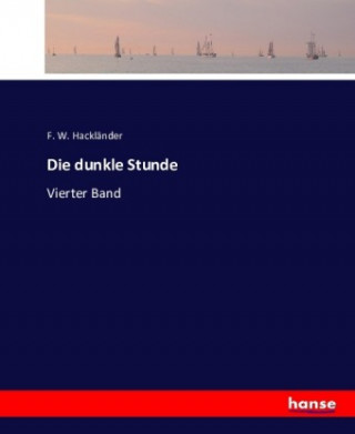 Könyv dunkle Stunde F. W. Hackländer