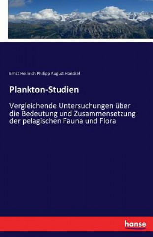 Buch Plankton-Studien Ernst Heinrich Philipp August Haeckel