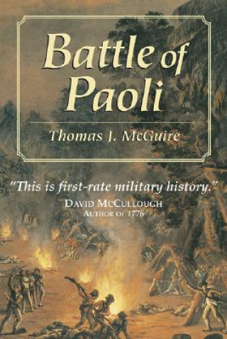 Kniha Battle of Paoli Thomas J. McGuire