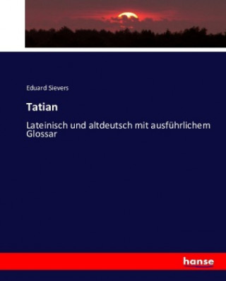 Książka Tatian Eduard Sievers