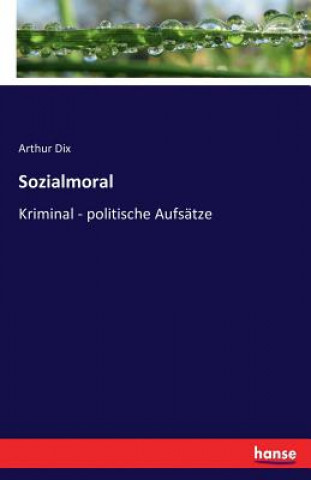 Könyv Sozialmoral Arthur Dix