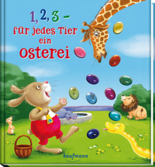 Kniha 1, 2, 3 - für jedes Tier ein Osterei Kristin Lückel