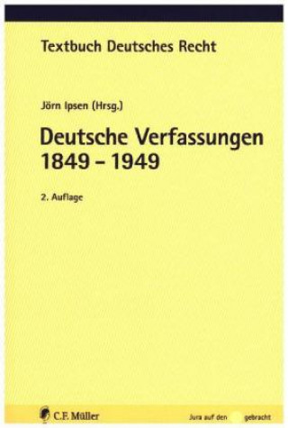 Knjiga Deutsche Verfassungen 1849-1949 Jörn Ipsen