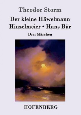 Książka kleine Hawelmann / Hinzelmeier / Hans Bar Theodor Storm