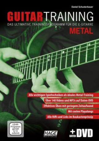 Nyomtatványok Guitar Training Metal (mit QR-Codes) Daniel Schusterbauer