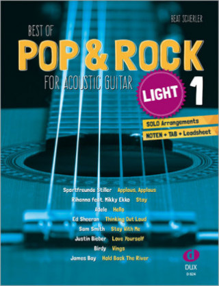 Printed items Best of Pop & Rock for Acoustic Guitar light 1. Vol.1 Beat Scherler