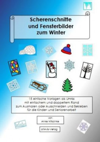 Kniha Scherenschnitte und Fensterbilder zum Winter Anke Nitschke