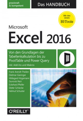 Carte Microsoft Excel 2016 - Das Handbuch Frank Arendt-Theilen