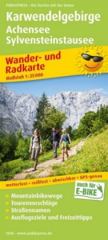 Tiskovina Karwendelgebirge /Achensee/Sylvensteinstausee hike&bike map 