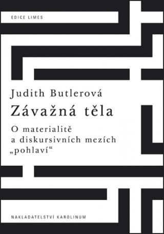 Book Závažná těla Judith Butlerová