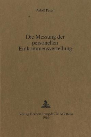 Carte Die Messung der personellen Einkommensverteilung Adolf Peter