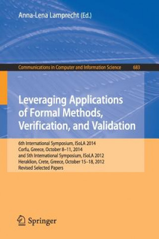 Livre Leveraging Applications of Formal Methods, Verification, and Validation Anna-Lena Lamprecht