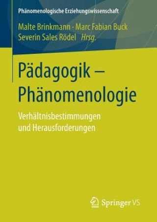 Książka Padagogik - Phanomenologie Malte Brinkmann