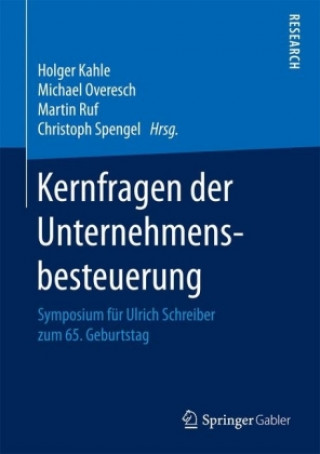 Kniha Kernfragen der Unternehmensbesteuerung Holger Kahle