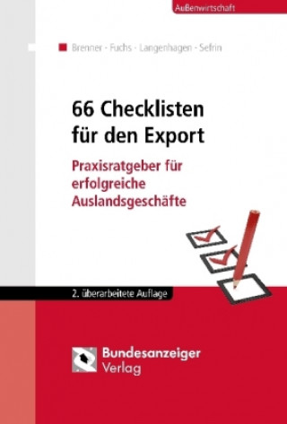 Kniha 66 Checklisten für den Export Hatto Brenner