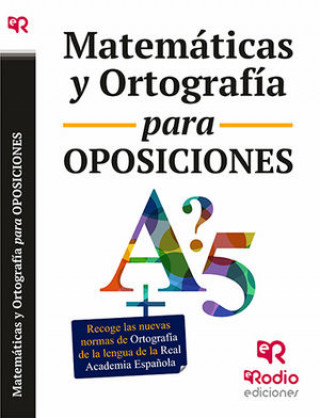 Kniha Matemáticas y ortografía para oposiciones 