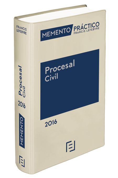 Kniha Memento práctico procesal civil 2016: Proceso Civil, Arbitraje, Proceso Canónico 