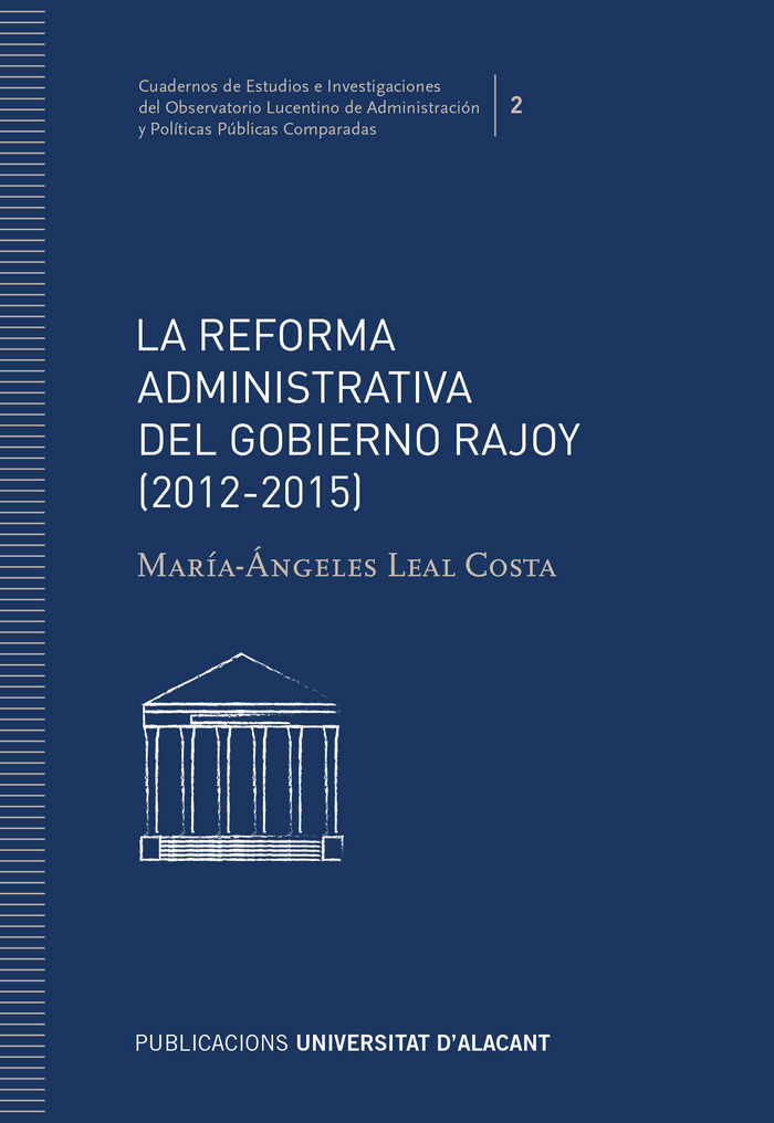 Książka La reforma administrativa del gobierno Rajoy (2012-2015) 