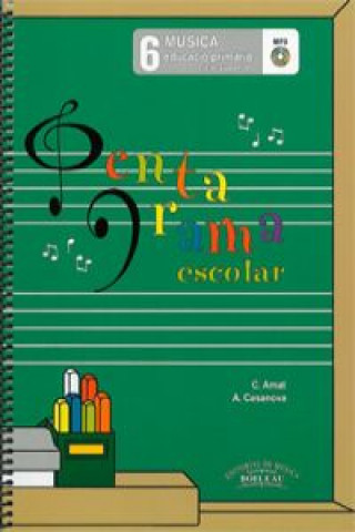 Kniha Pentagrama Escolar Música 6 CAT C AMAT