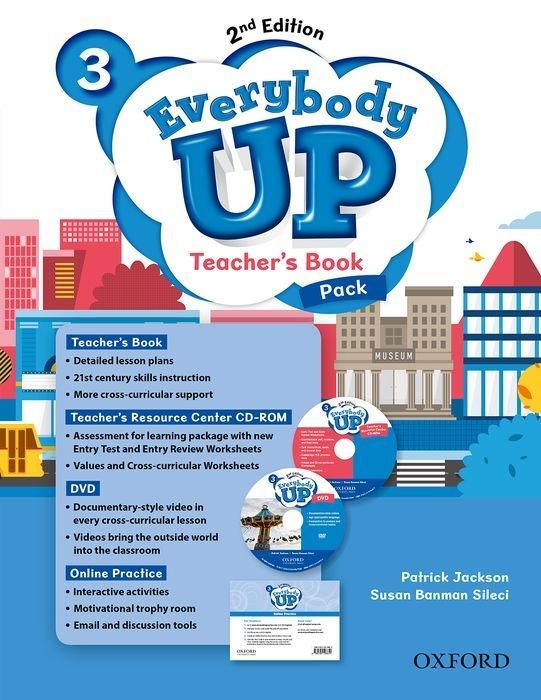 Kniha Everybody Up: Level 3: Teacher's Book Pack with DVD, Online Practice and Teacher's Resource Center CD-ROM Patrick Jackson