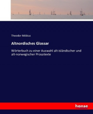 Book Altnordisches Glossar Theodor Möbius