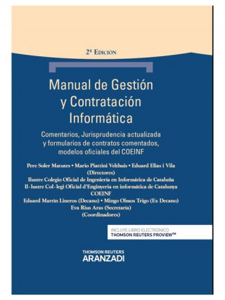 Kniha MANUAL DE GESTION Y CONTRATACION INFORMATICA 