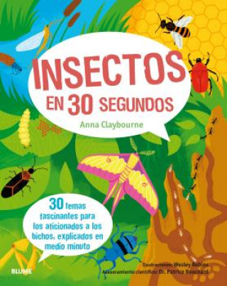 Kniha Insectos en 30 segundos ANNA CLAYBOURNE