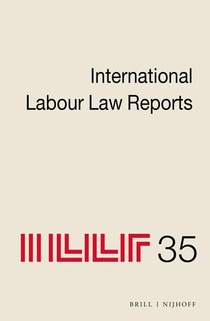 Kniha International Labour Law Reports, Volume 35 Jane Aeberhard-Hodges