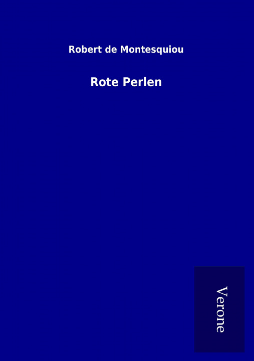 Knjiga Rote Perlen Robert de Montesquiou