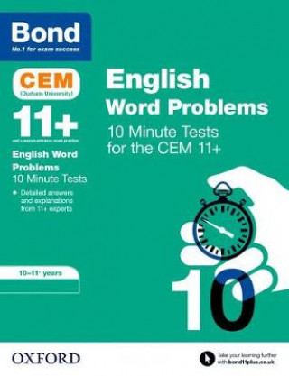 Buch Bond 11+: CEM English Word Problems 10 Minute Tests Michellejoy Hughes