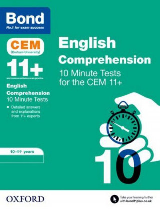 Kniha Bond 11+: CEM English Comprehension 10 Minute Tests Christine Jenkins