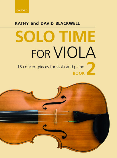 Book Solo Time for Viola Book 2 Kathy Blackwell