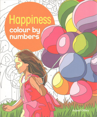 Book Happiness Colour by Numbers Arpad Olbey