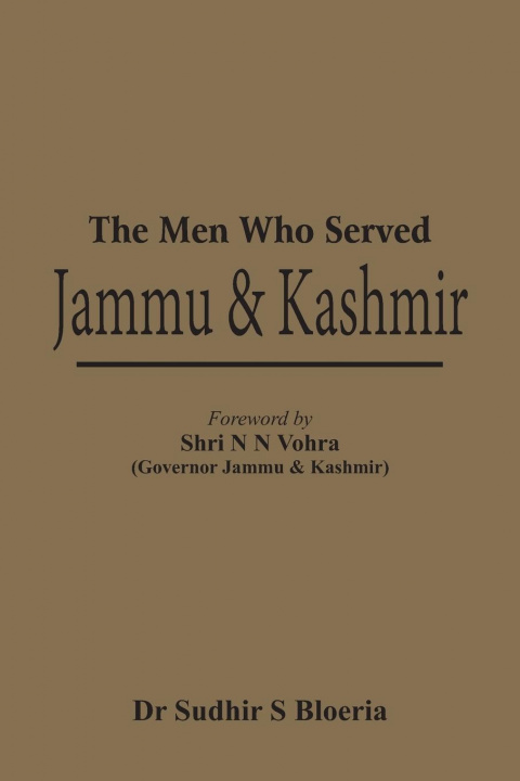 Kniha Men Who Served Jammu & Kashmir S. Sudhir Bloeria