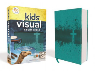Kniha Niv, Kids' Visual Study Bible, Leathersoft, Teal, Full Color Interior: Explore the Story of the Bible---People, Places, and History Zondervan