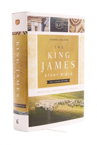Kniha King James Study Bible, Full-Color Edition, Cloth-bound Hardcover, Red Letter Thomas Nelson