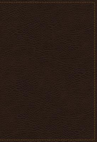 Kniha KJV, The King James Study Bible, Bonded Leather, Brown, Thumb Indexed, Red Letter, Full-Color Edition Thomas Nelson