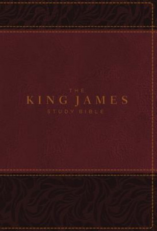 Carte KJV, The King James Study Bible, Leathersoft, Burgundy, Thumb Indexed, Red Letter, Full-Color Edition Thomas Nelson