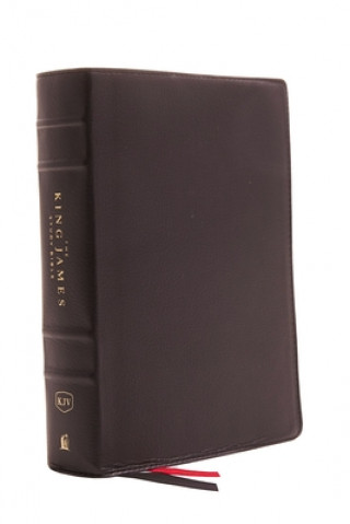 Carte KJV, The King James Study Bible, Genuine Leather, Black, Full-Color Edition Thomas Nelson